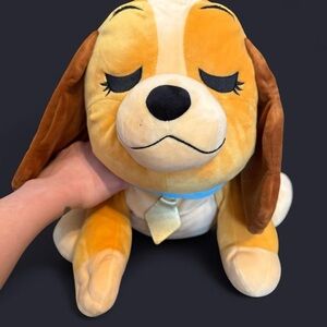 Disney Lady & the Tramp “Lady” Large Tan and Cream Plush Dog Toy